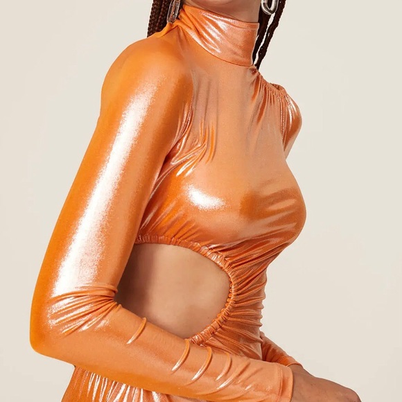 [Sold] Midi Cutout Dress, ROTATE  Birger Christensen, Size 6 - Picture 2 of 7